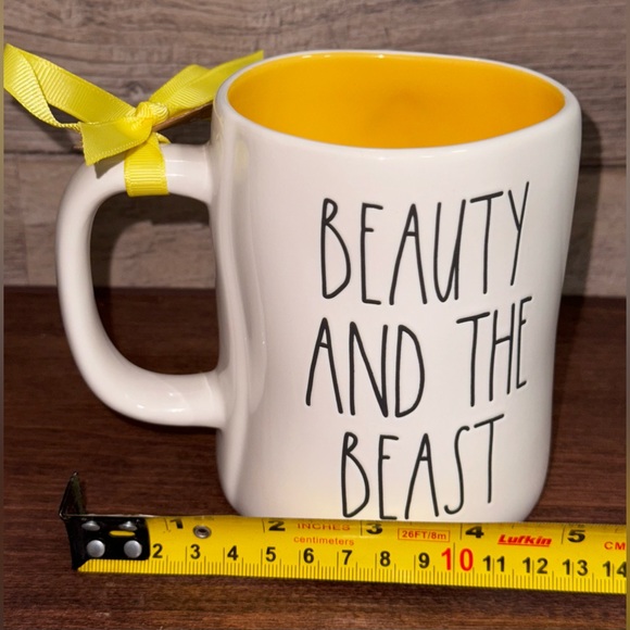 Rae Dunn Disney Beauty And The Beast BELLA Double Side Mug - NEW - Picture 5 of 8